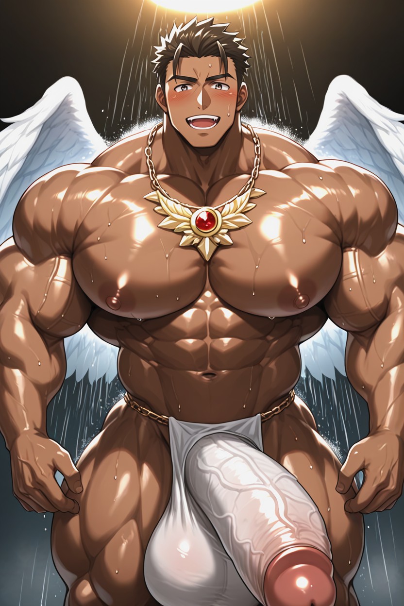 Massive Cock, トップダウン, Beautiful Eyes ゲイAIポルノ