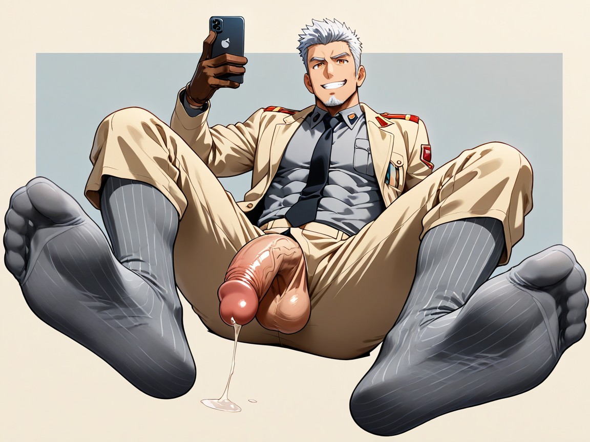 Waist, Socked Big Feet, Full Body AI Gay Porn