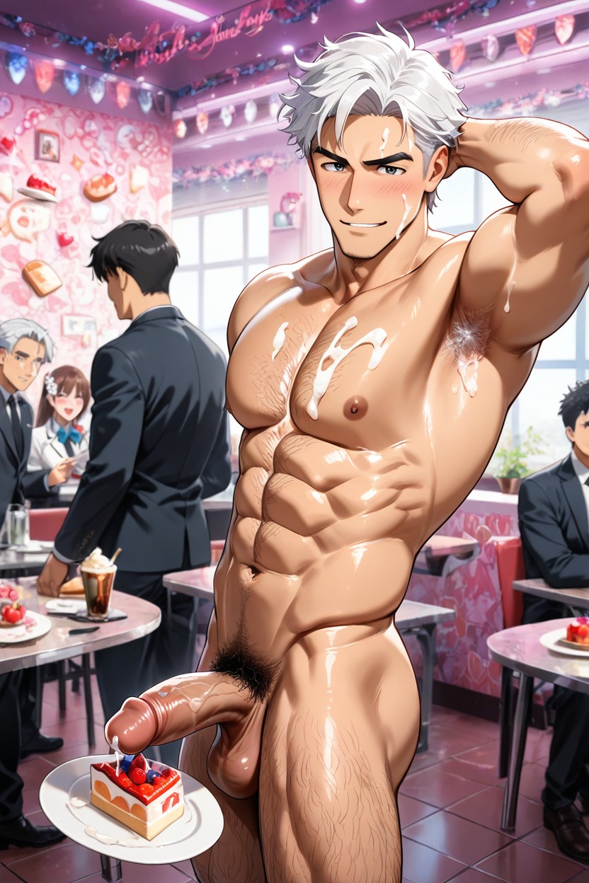 Cakes, Cream, Massive Precum ゲイAIポルノ