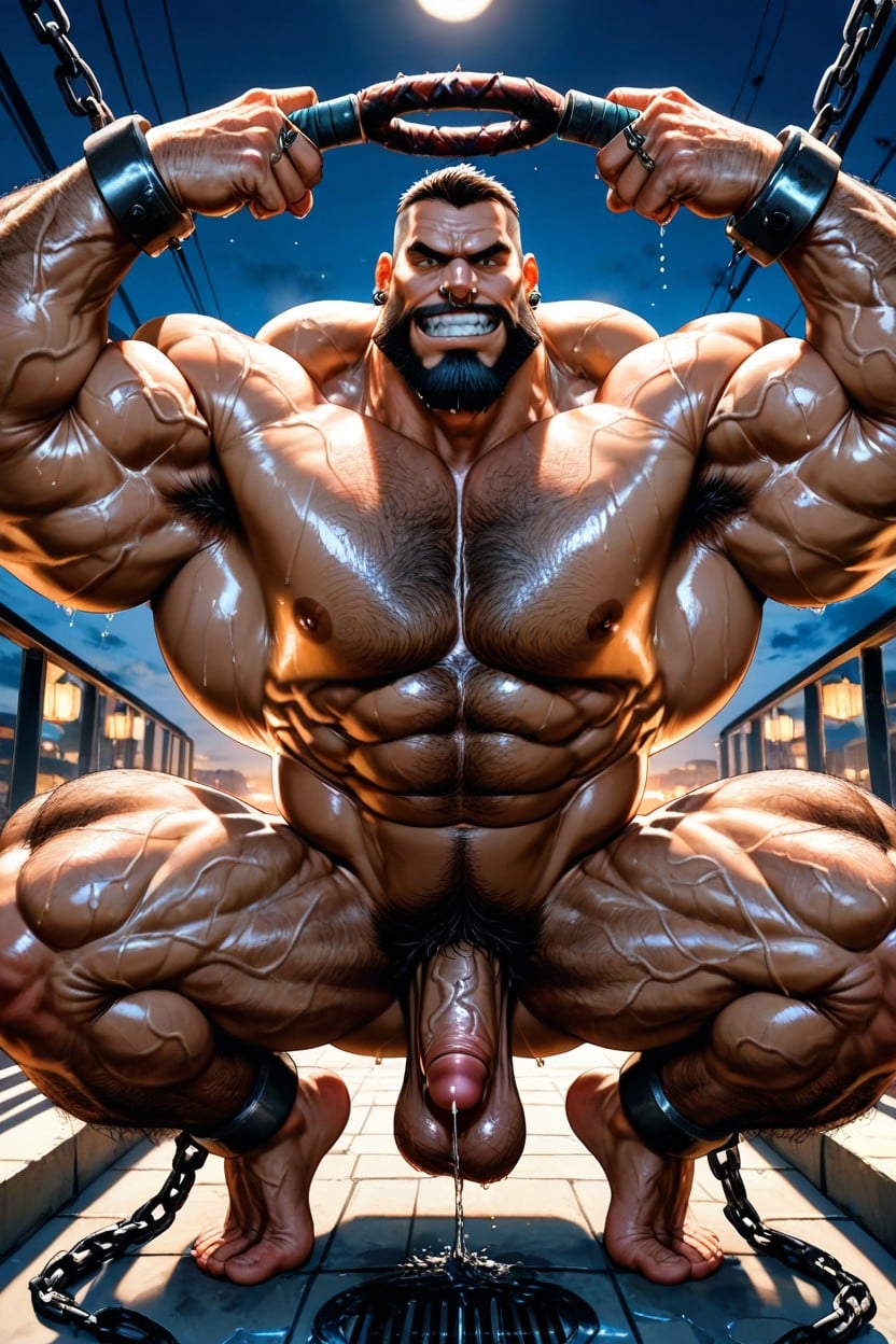 Veiny Legs, Massive Legs, Massive Meaty Body AI Gay Porn