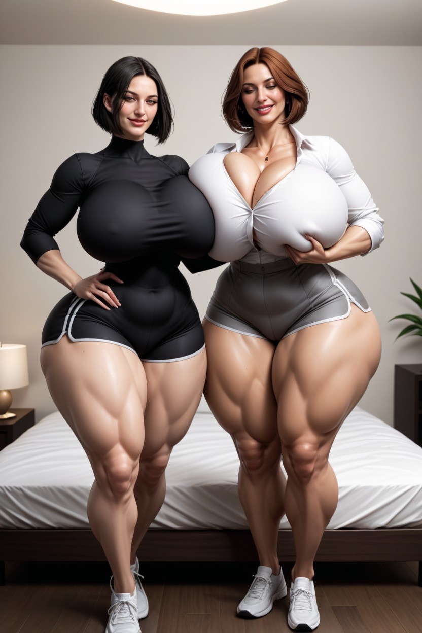 Hyper Ass, Wide Angle, Sweat A Lot AI Porn
