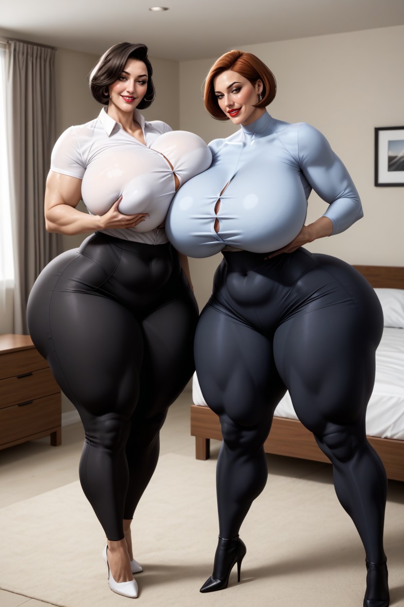 Groping, Horny, Licking AI Porn
