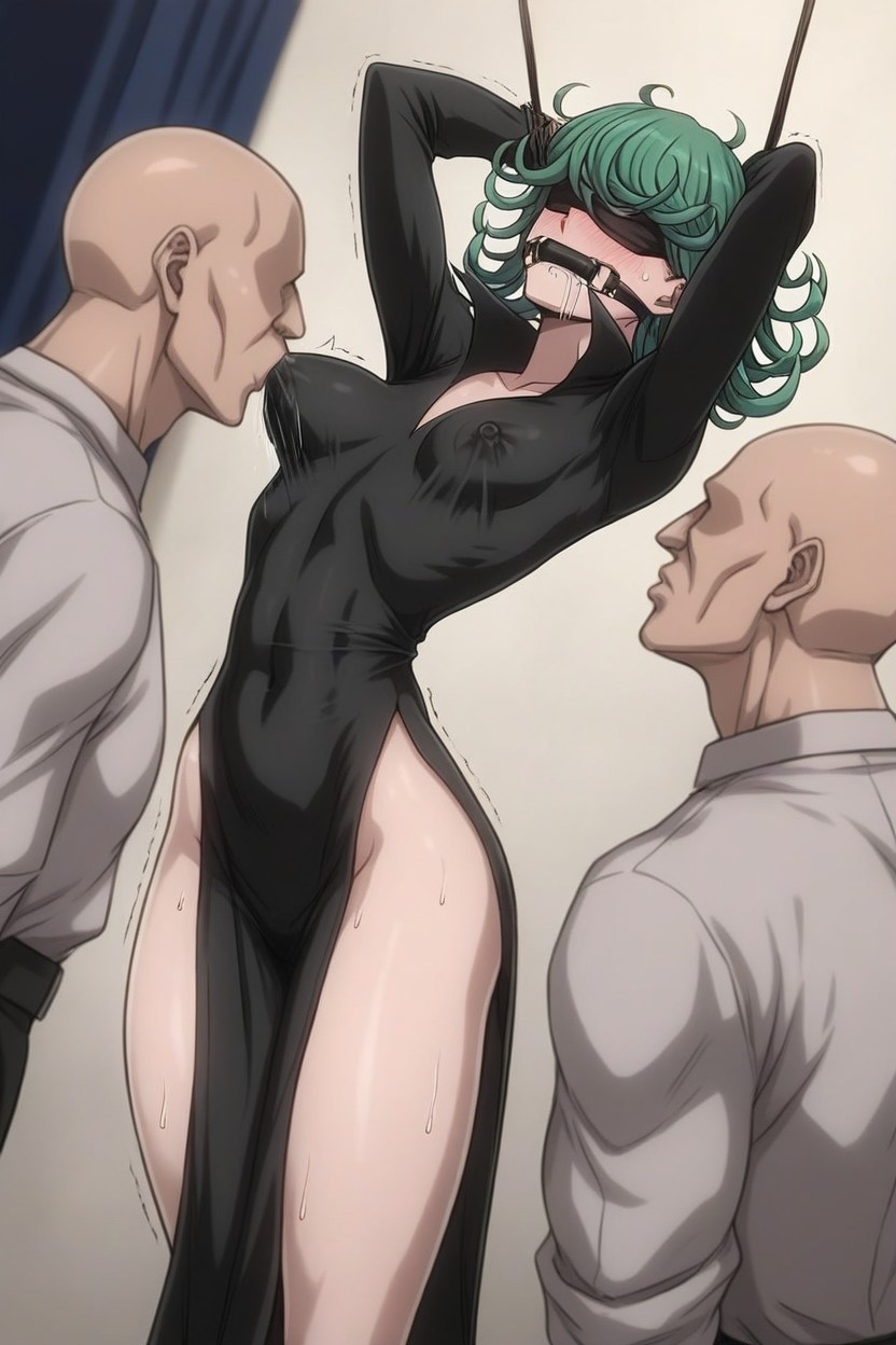 Exposed Legs, Blushing, Small Breasts Hentai AI Porn