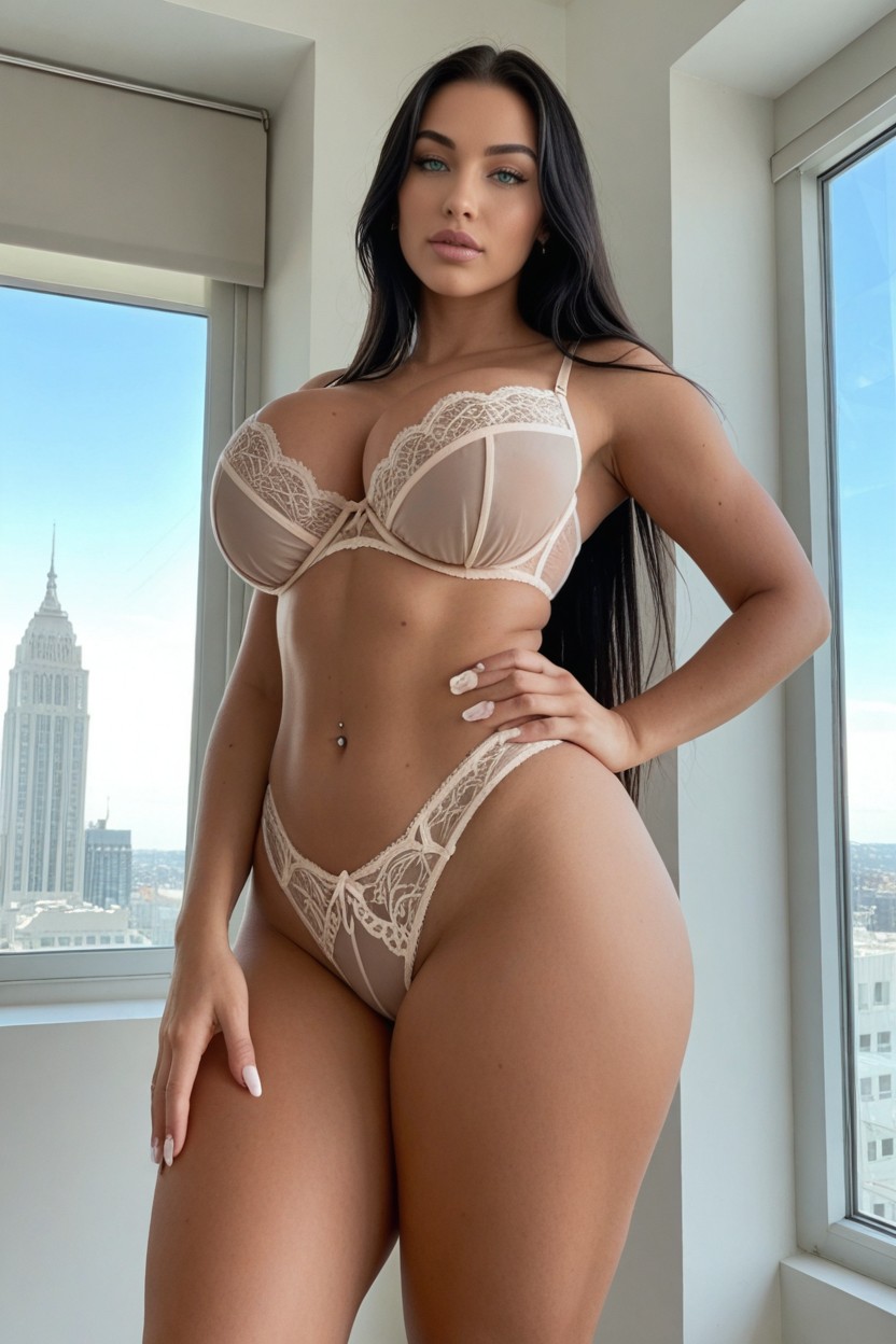 And A Perfectly Sculpted Ass, Wide Hips, Perfect Anatomy AI Porn