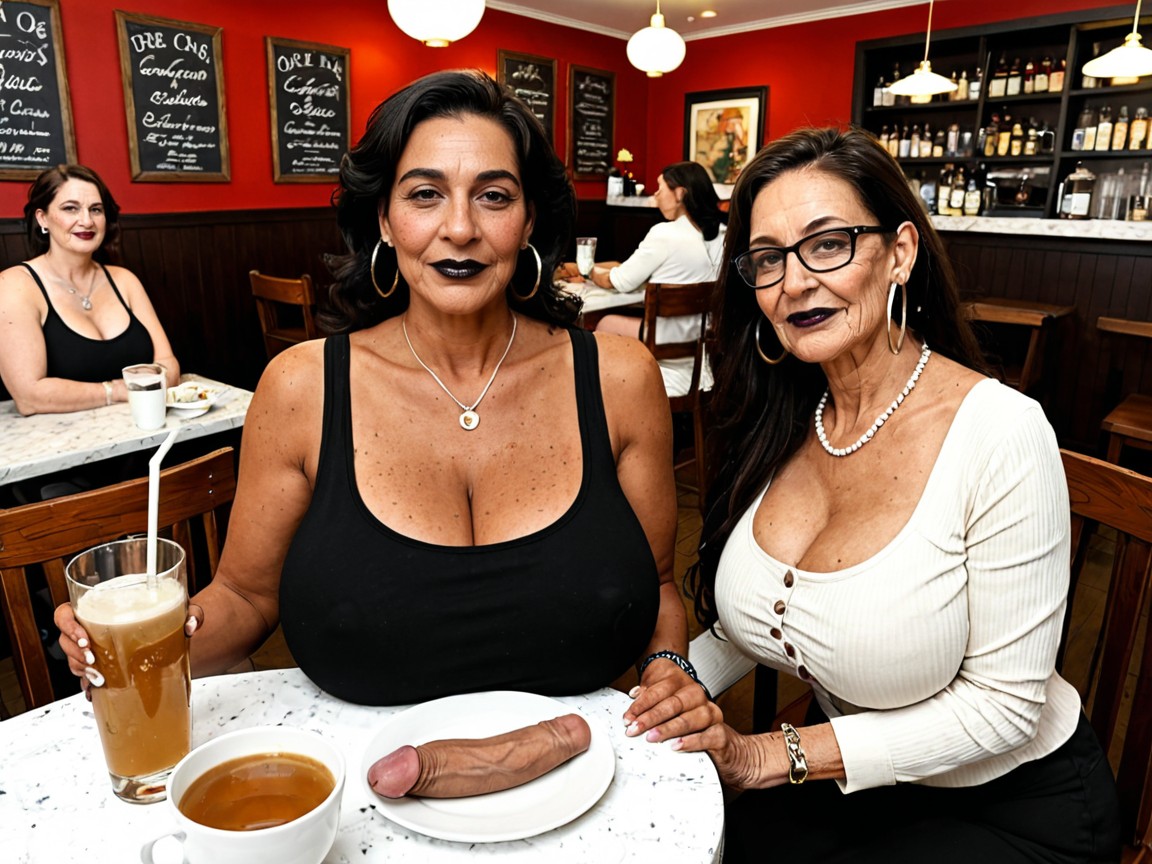Buttoned Tank Top, Slight Cellulite, Big Nose Shemale AI Porn