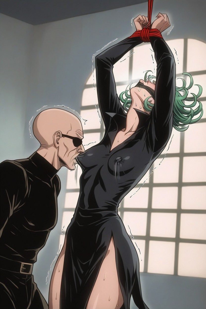 Small Ass, Detailed Anatomy, Hanging Woman Hentai AI Porn