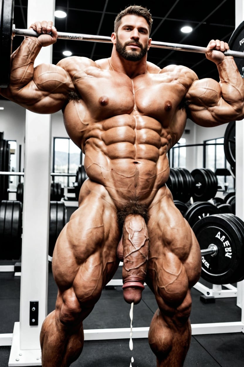 Veins Popping, Athletic Shoes, Standing AI Gay Porn