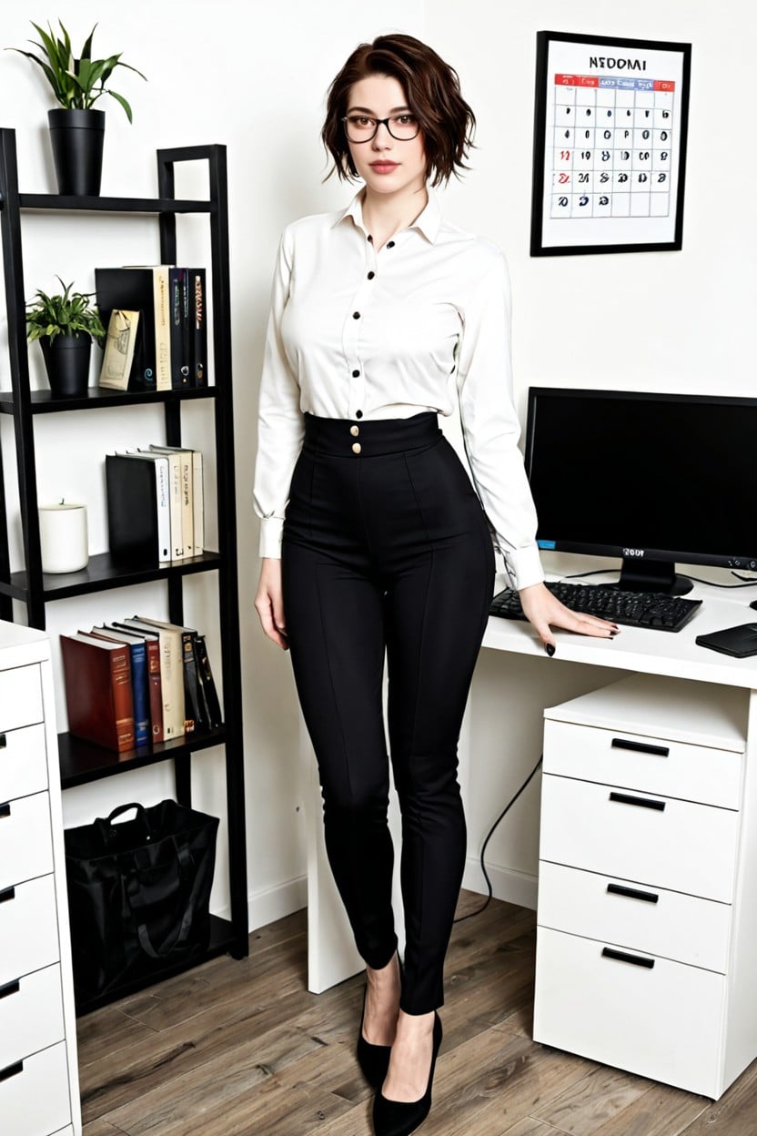 Waist, Nerd, Wide Open Eyes AI Porn
