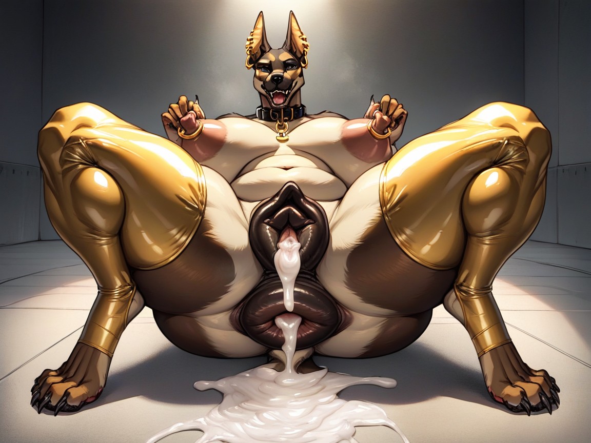 Extreme Puffy Asshole, Chubby, Extreme Puffy Pussy Furry AI Porn