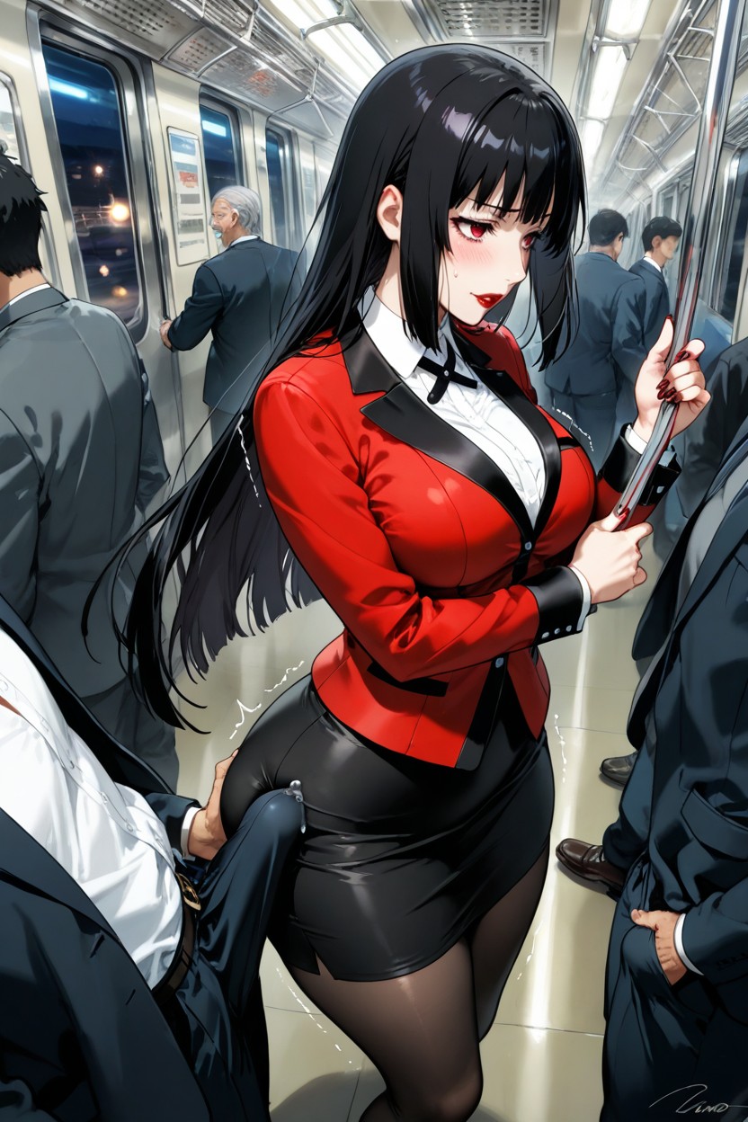 Ultra-detailed Body, Side View, Butt Grab Hentai AI Porn