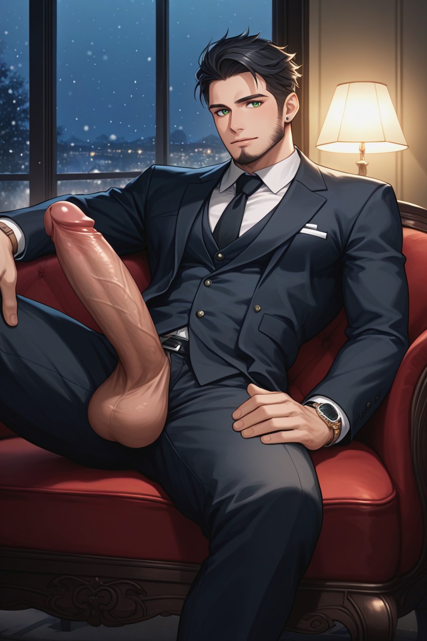 Night, Athletic, Tie AI Gay Porn