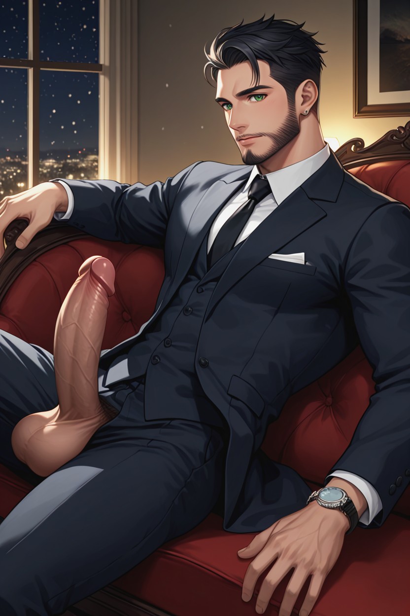 巨大, Horny, ソフトライト ゲイAIポルノ