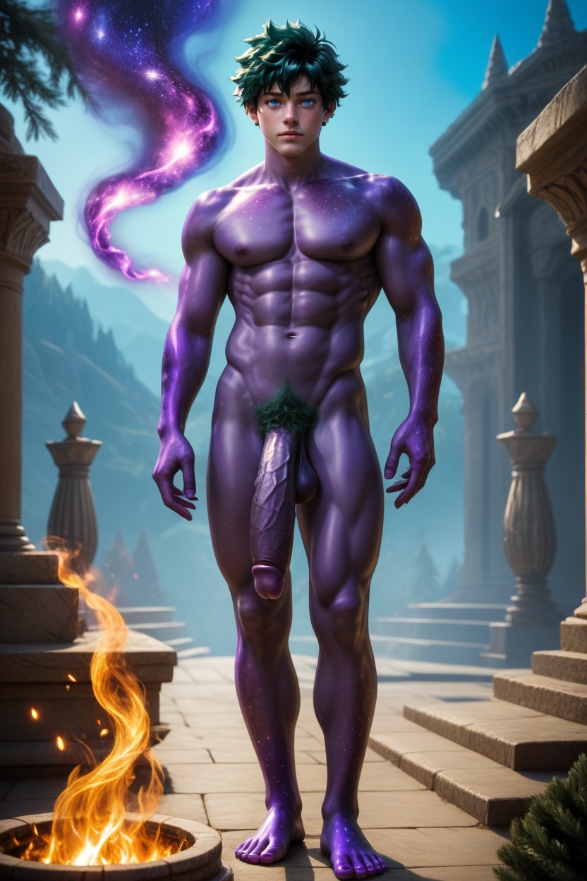 Cosmic Skin, Iridescent Skin, Tomboy AI Gay Porn
