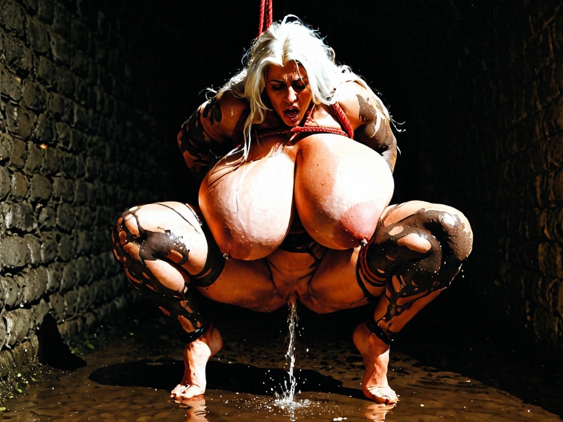Erect Nipples, Filthy Long Toes, Poor Beggar Slut AI Porn