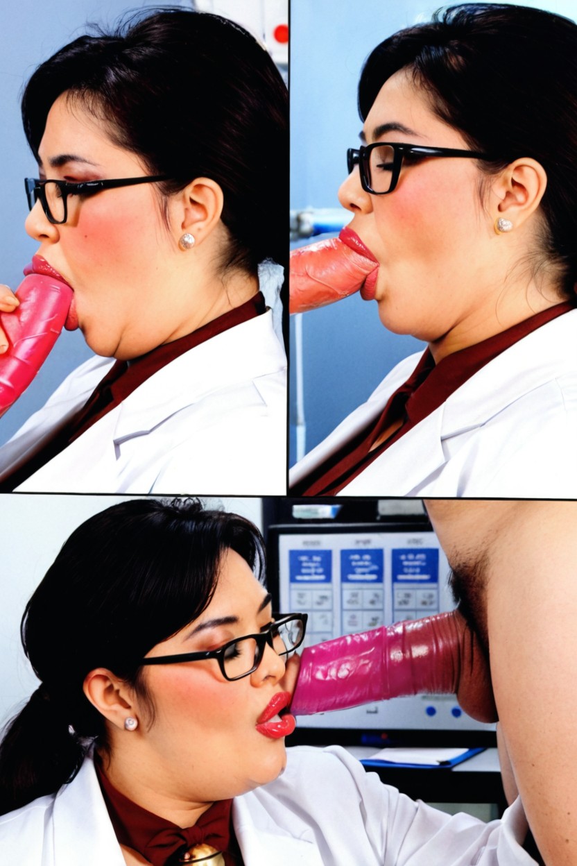 Black Eyes, Multiple Views, Hyperrealistic Details BBW AI Porn