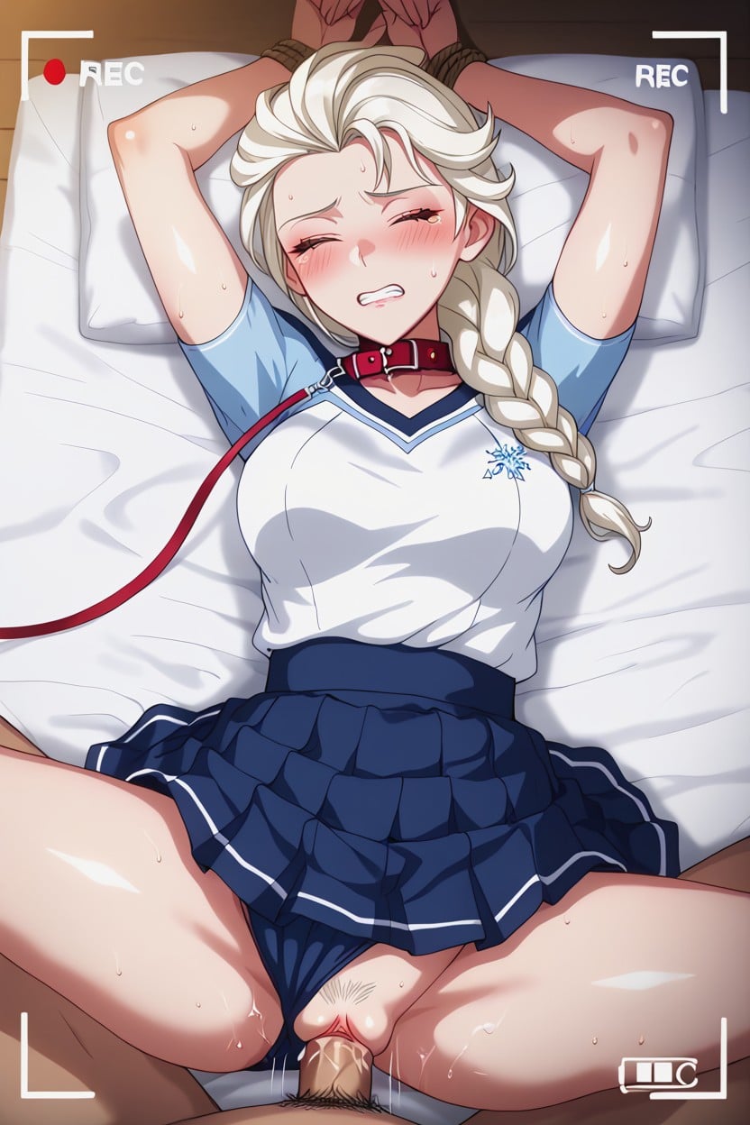 Elsa From Frozen, Torn Clothes, Out Hentai AI Porn