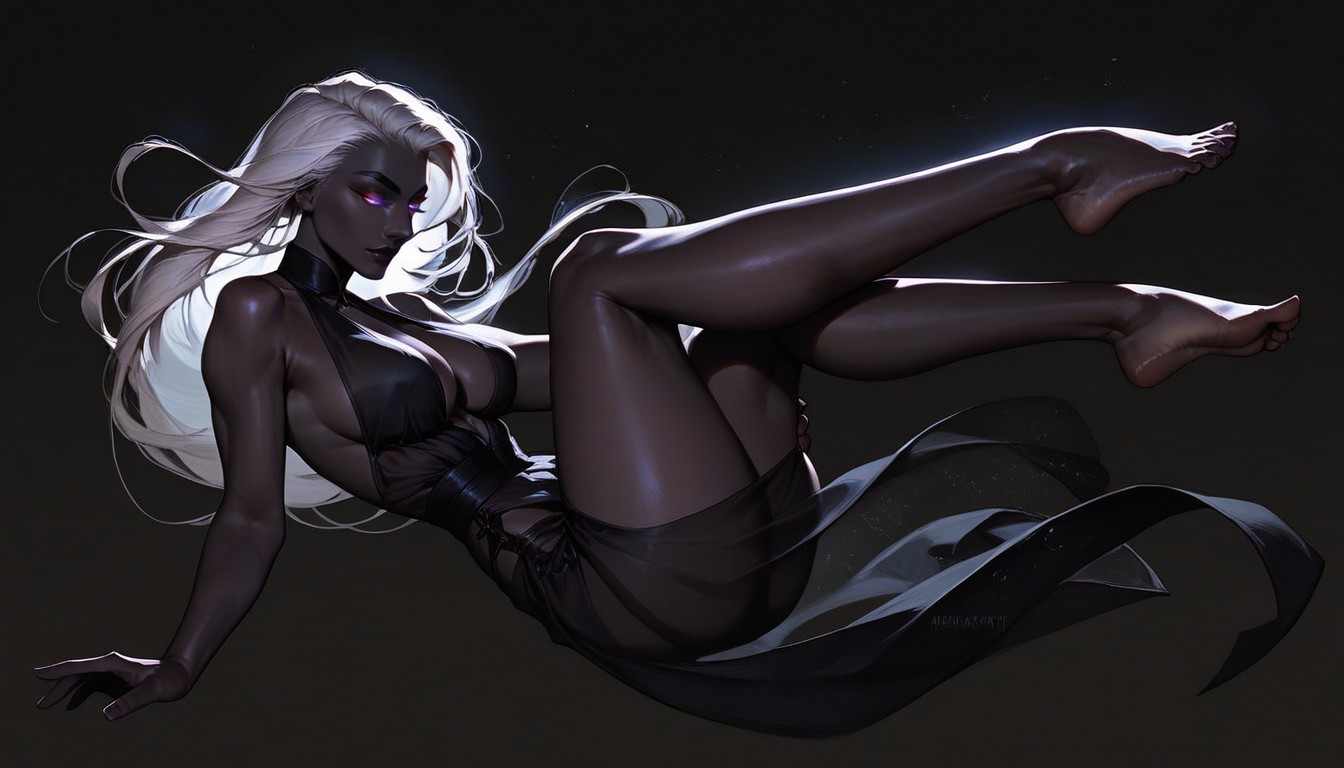 Person, Full Transparent Dress, Realistic AI Porn