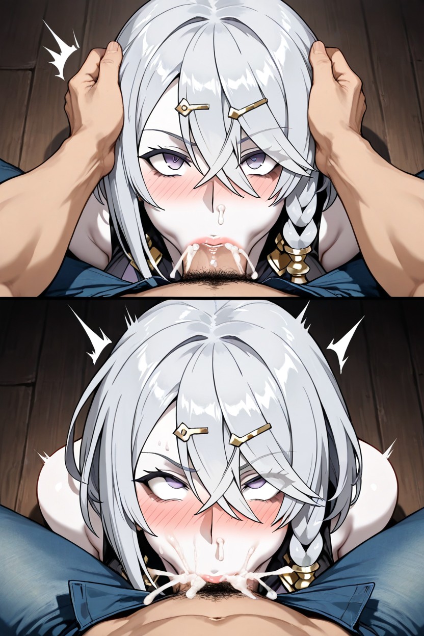 Casual, Dick In Throat, Wide Open Eyes Hentai AI Porn