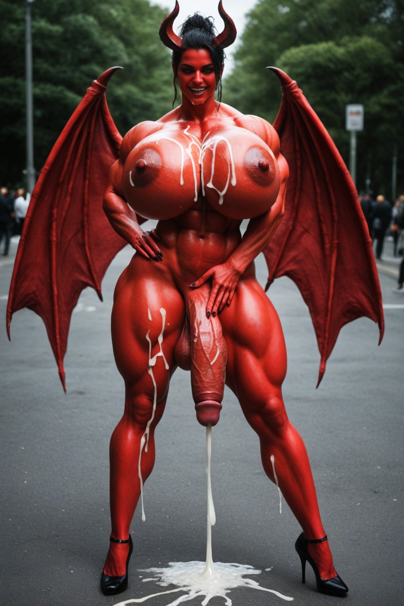Cumdump, Handjob, Gigantic Abdominal Obliques Porno IA transsexuelle