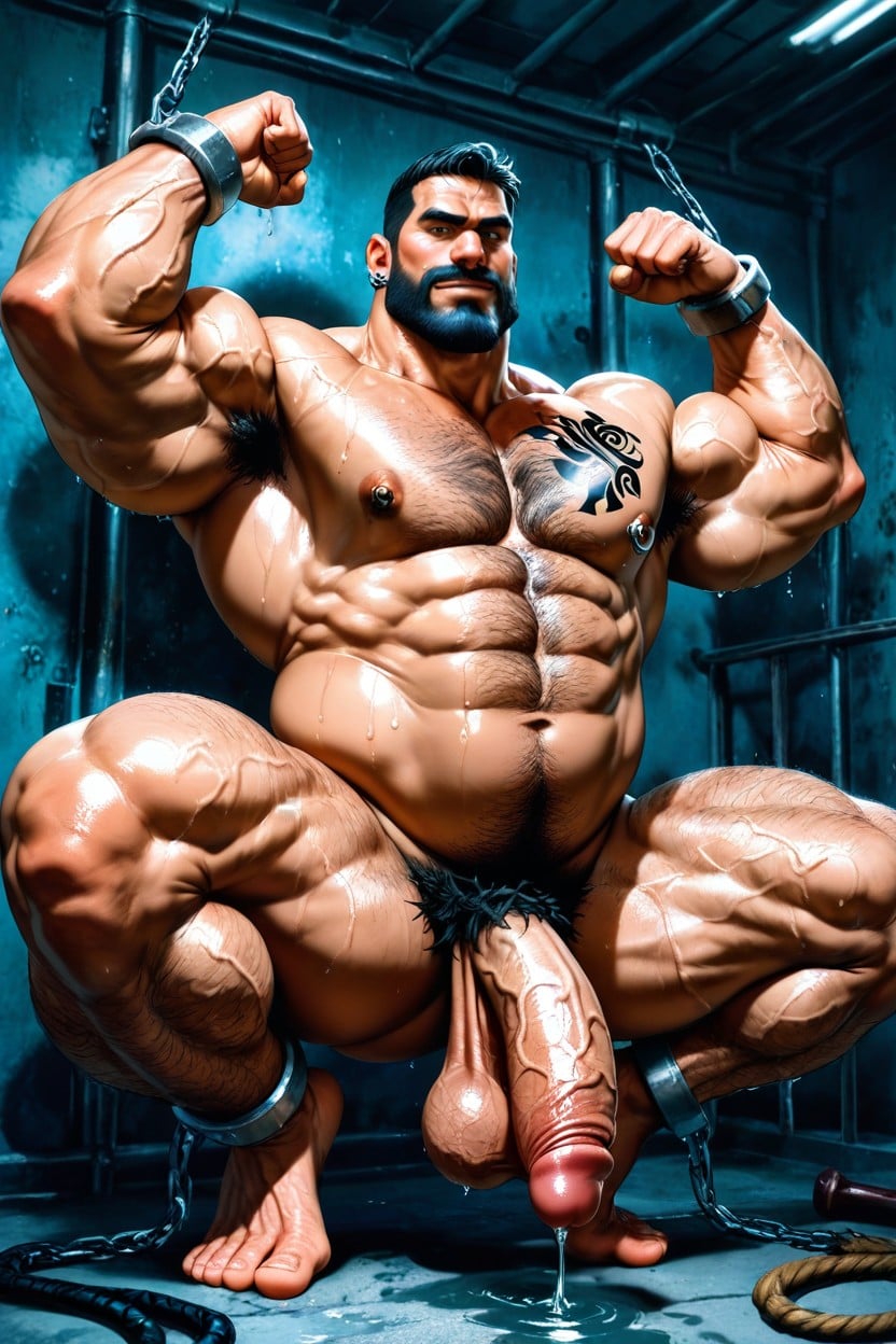 Hyper Detailed Balls, Tan Lines, Vascular Muscles Porno gay IA