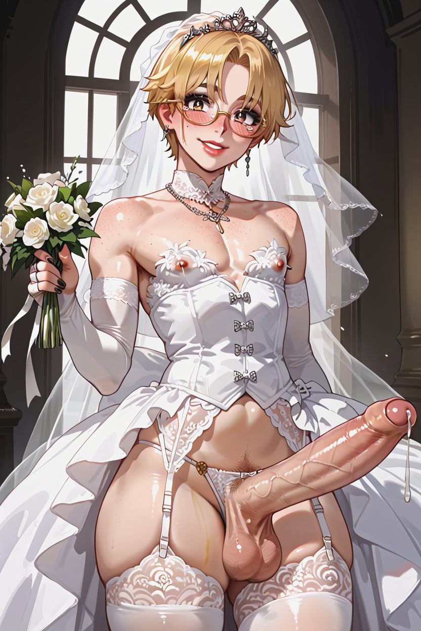 Detailed Balls, Very Large Cock, Wedding Porno IA Gay