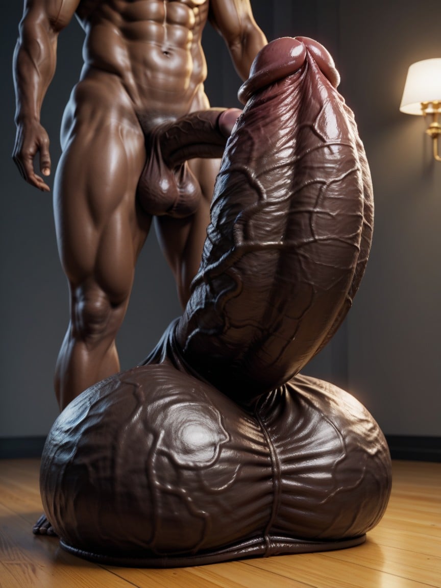 Thick Glans, Hyper Realistic, Plump Appleshaped Glans Porno gay IA
