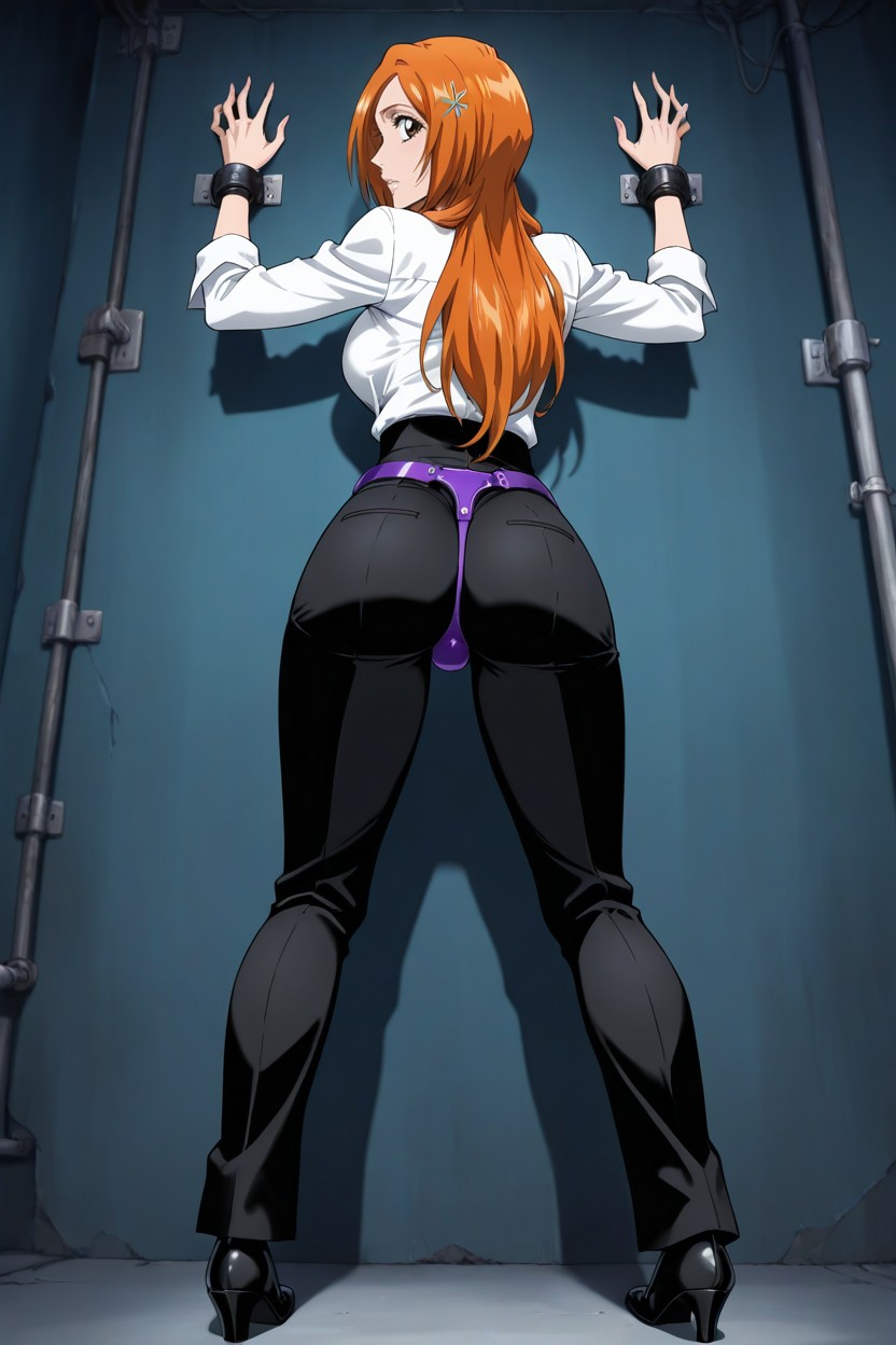 Full Body, Strap-on, Lesbian Sex AI Porn