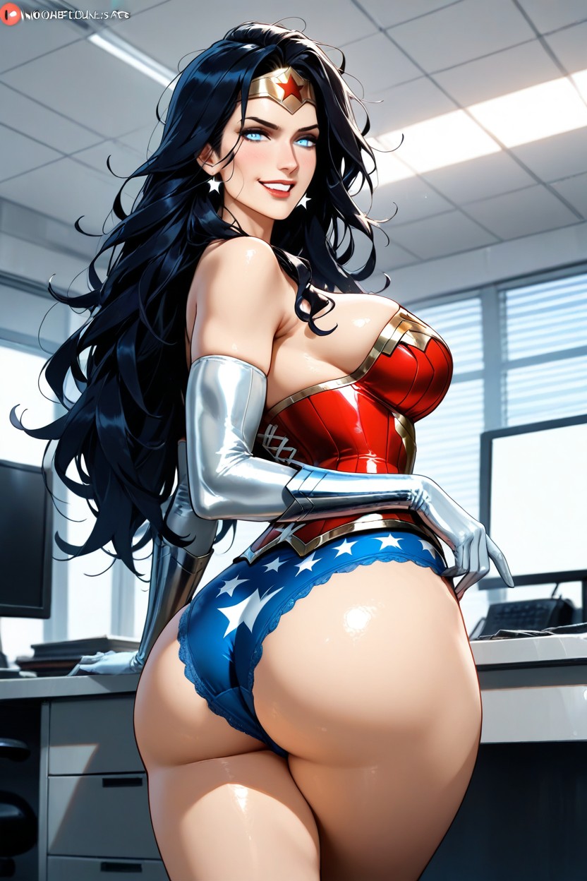 Wonder Woman, Noon, Bare Teeth AI Porn