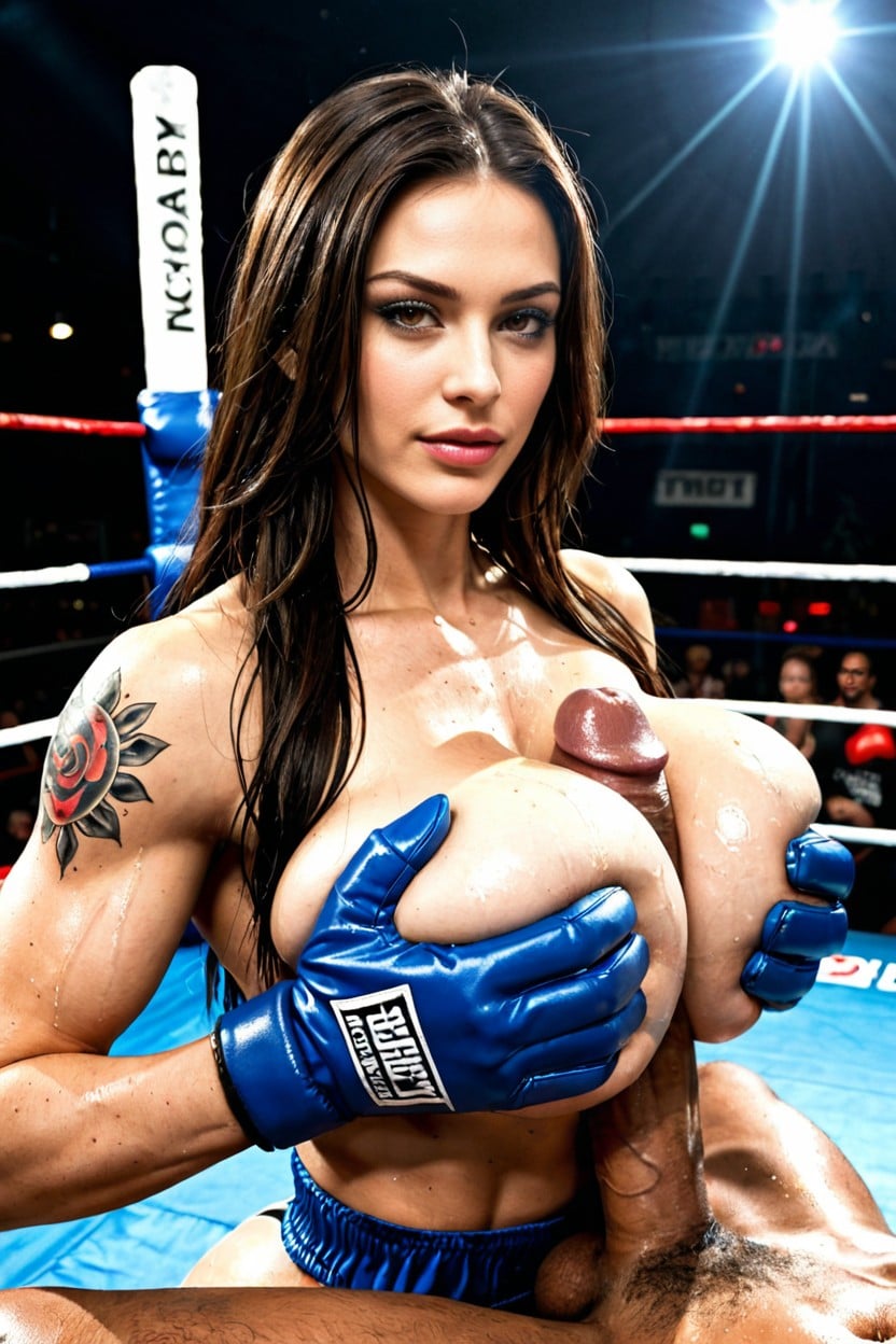 Tit Fuck, Tattoos, Hdr AI Porn