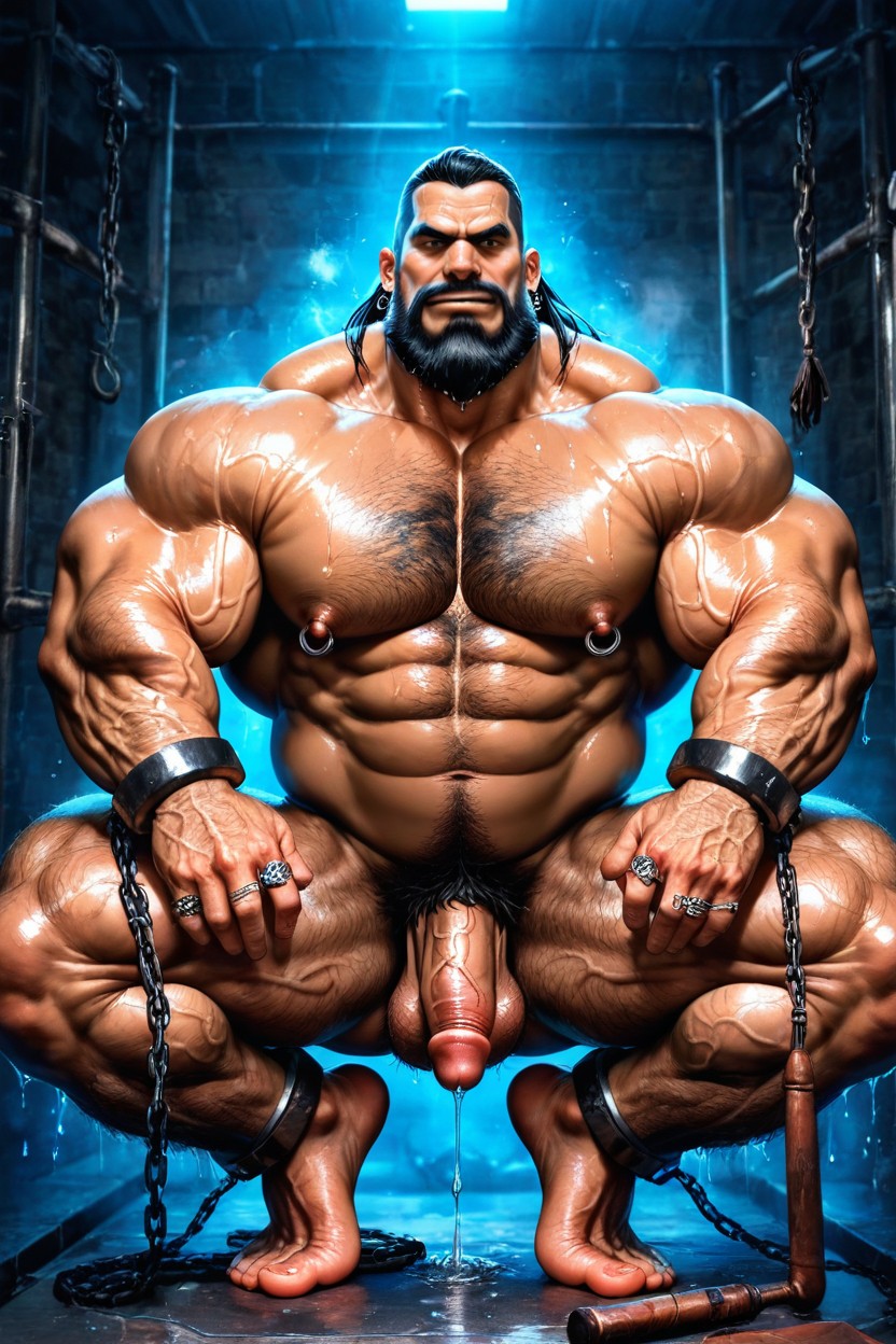 Veiny Legs, Masculine, Tattoos Porno IA Gay