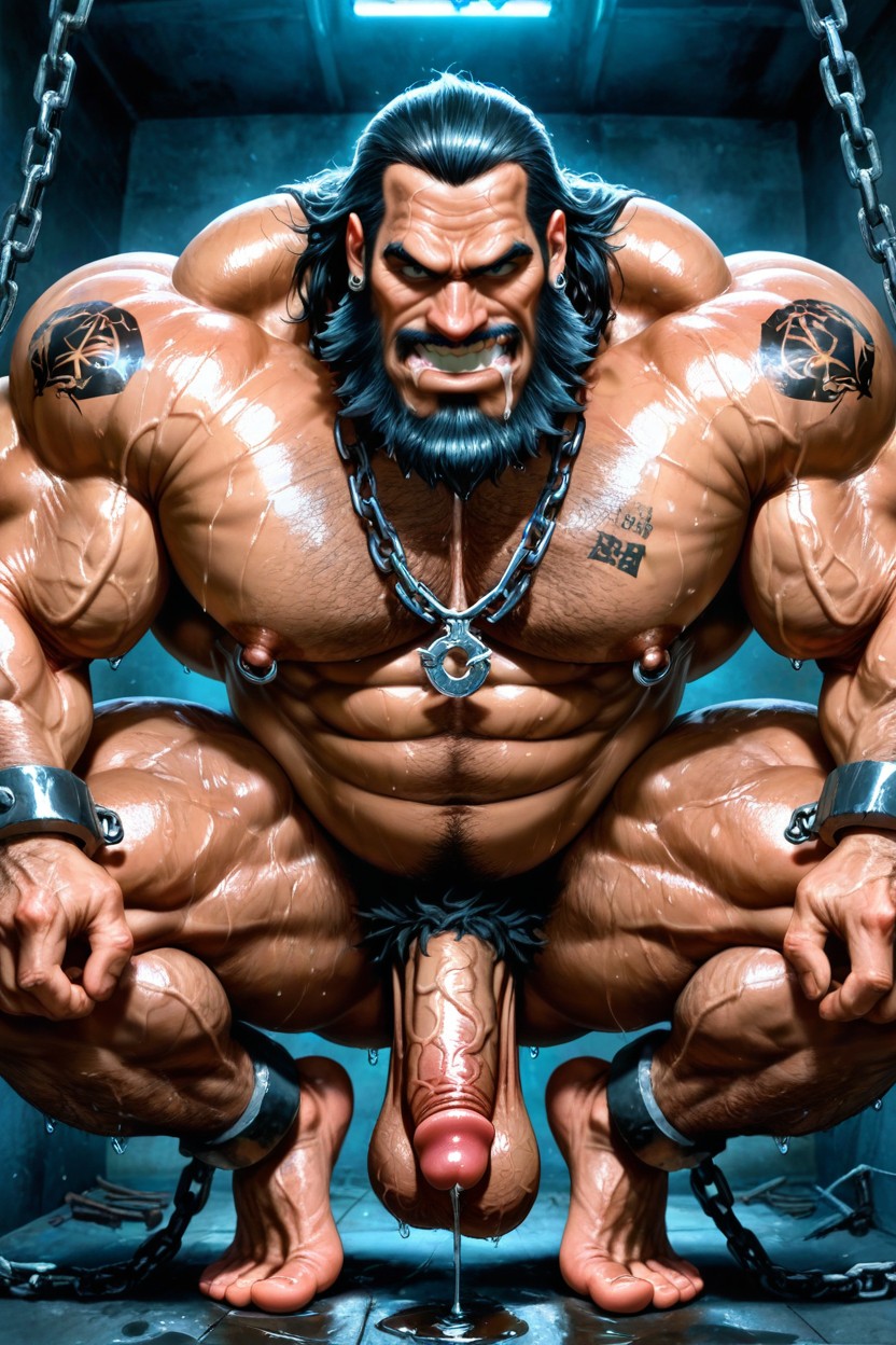 Crotch Hanging Balls, Hyper Balls, Bara Porno gay IA