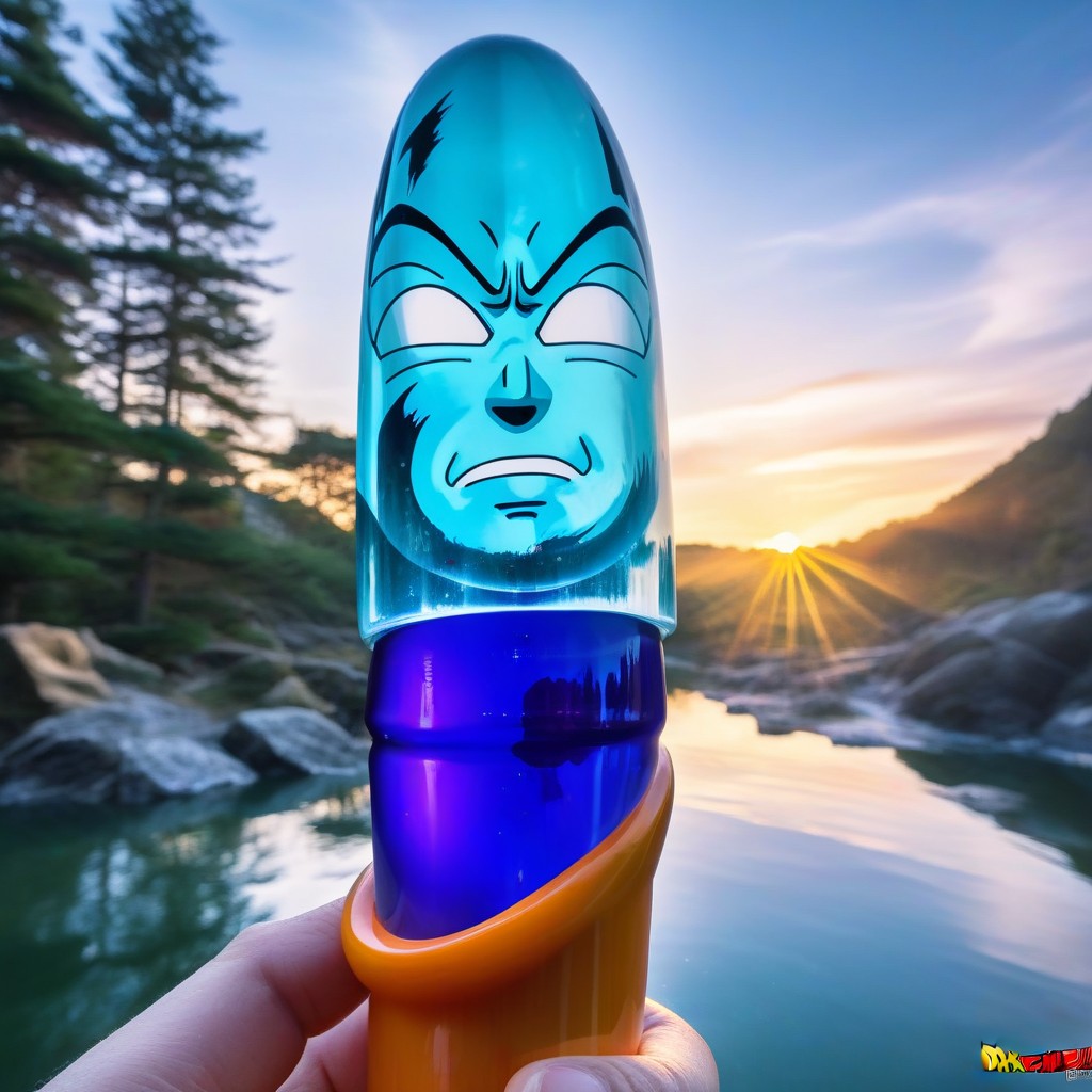 Sunrise, Sunlight, View Inside Glass Dildo AI Porn