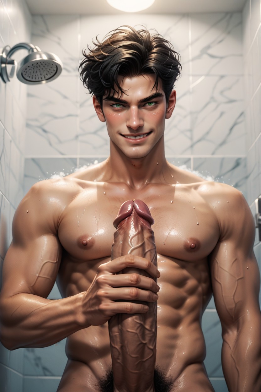 Gay, Model, Admired By Friend AI Gay Porn