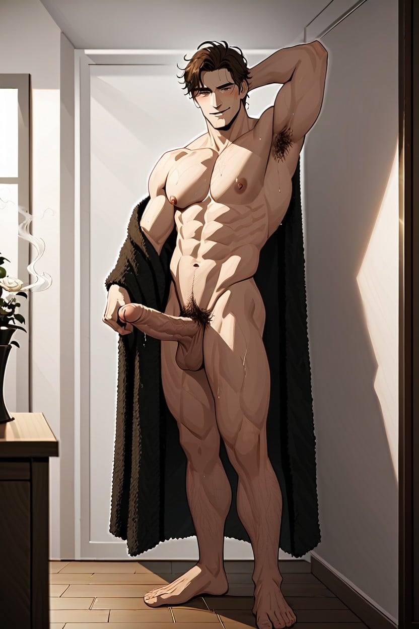 Hd Image, Erect Penis, Body AI Gay Porn