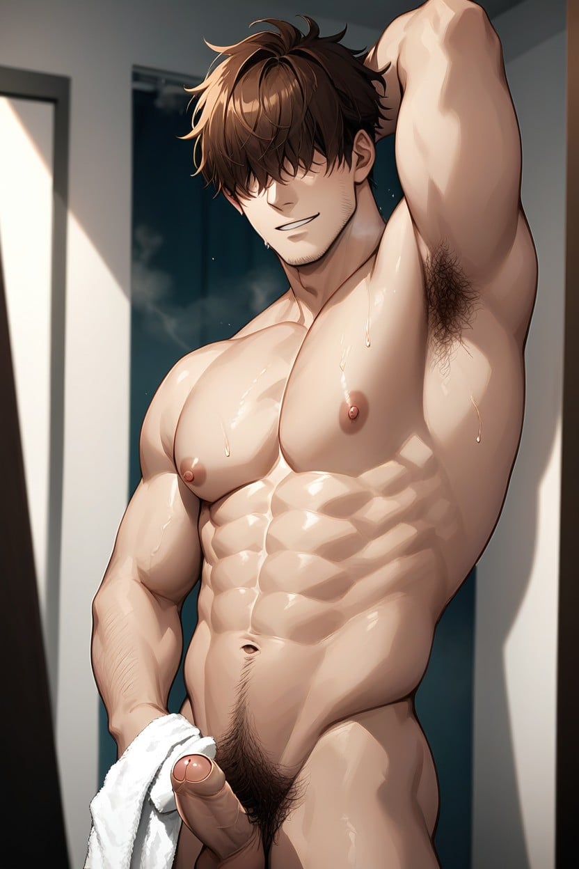 Hair, Smoker, Towel Porno gay IA