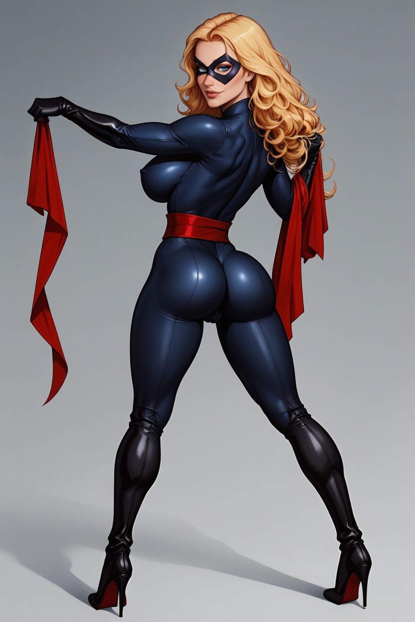 Waist, Rounded Ass, Full Body AI Porn