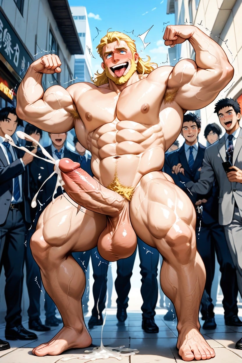 Crazy, Smiling Mouth Open, Full Body Porno gay IA
