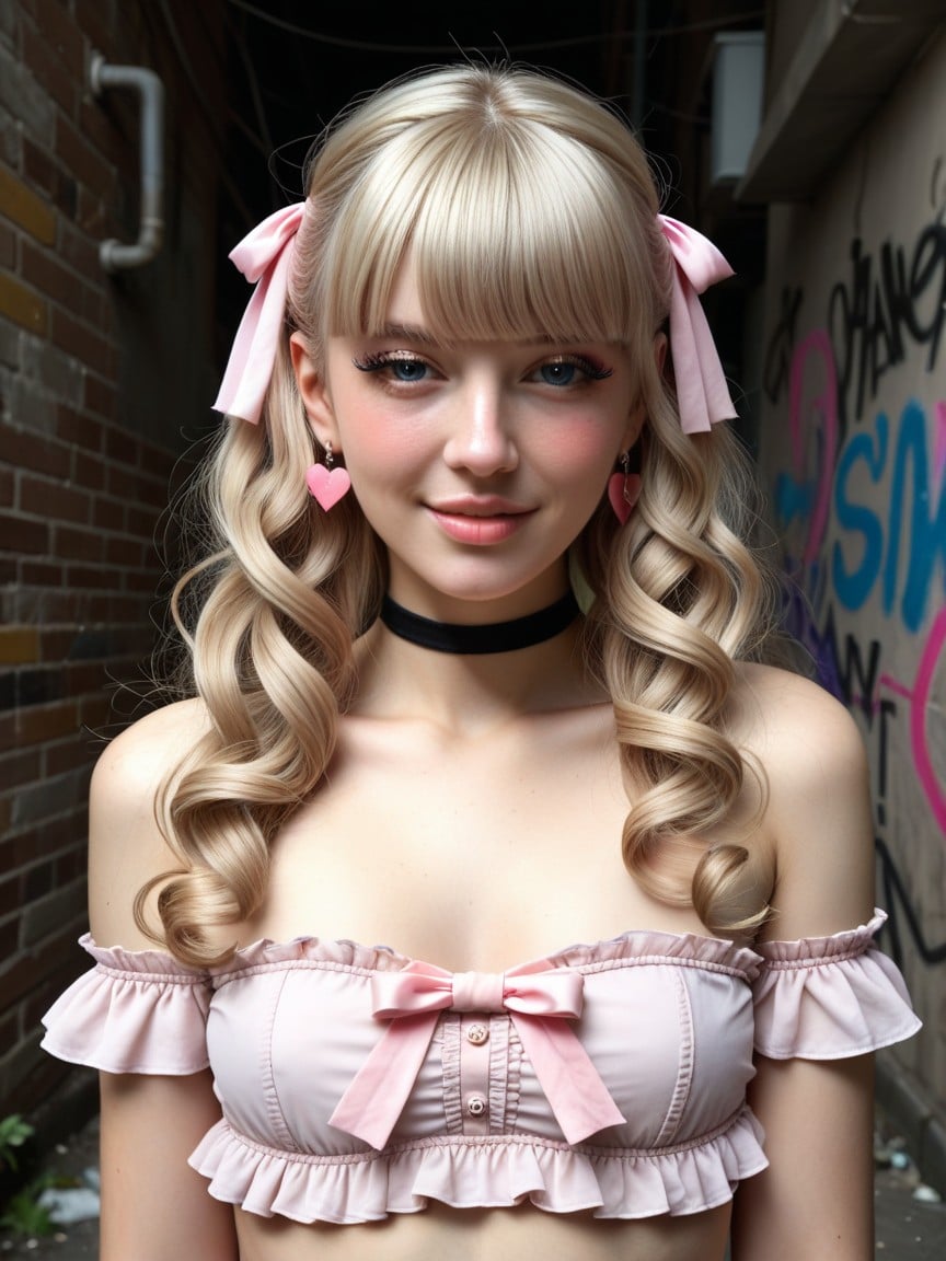 Small Breasts, Face, Waist Shot AI Porn