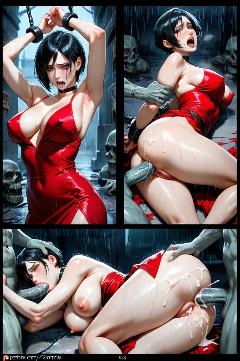 Skin, Wided Eyed, Attractive Hentai AI Porn