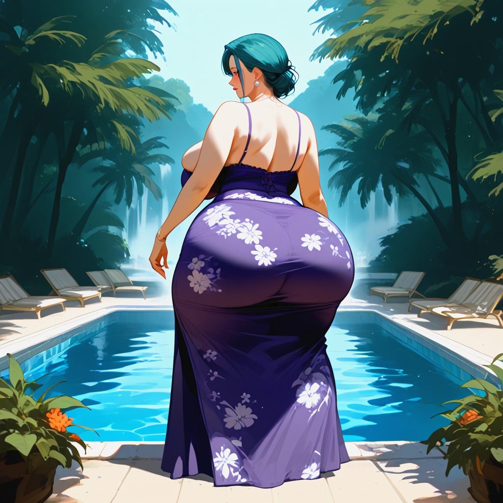 Bulma, Bend Over, In Shadows MILF AI Porn