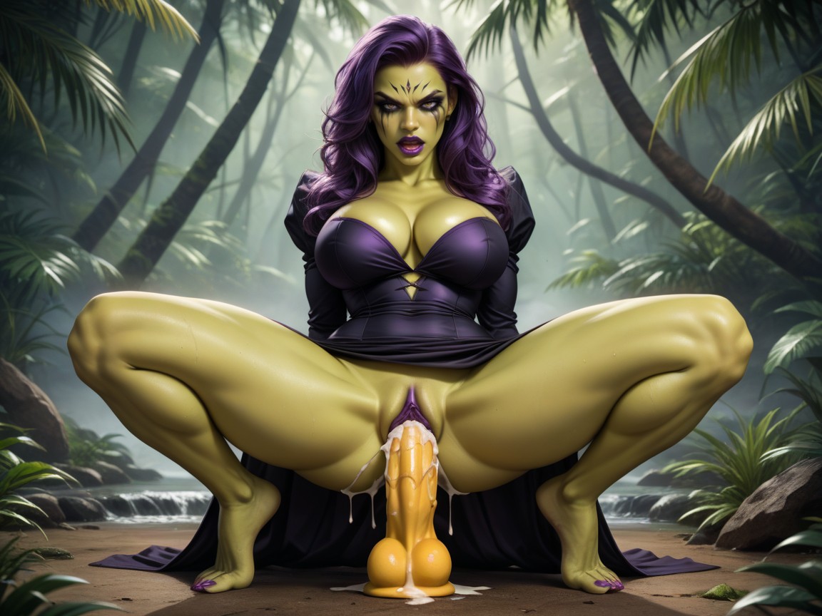Solo, Wet Pussy, In A Jungle Hentai AI Porn