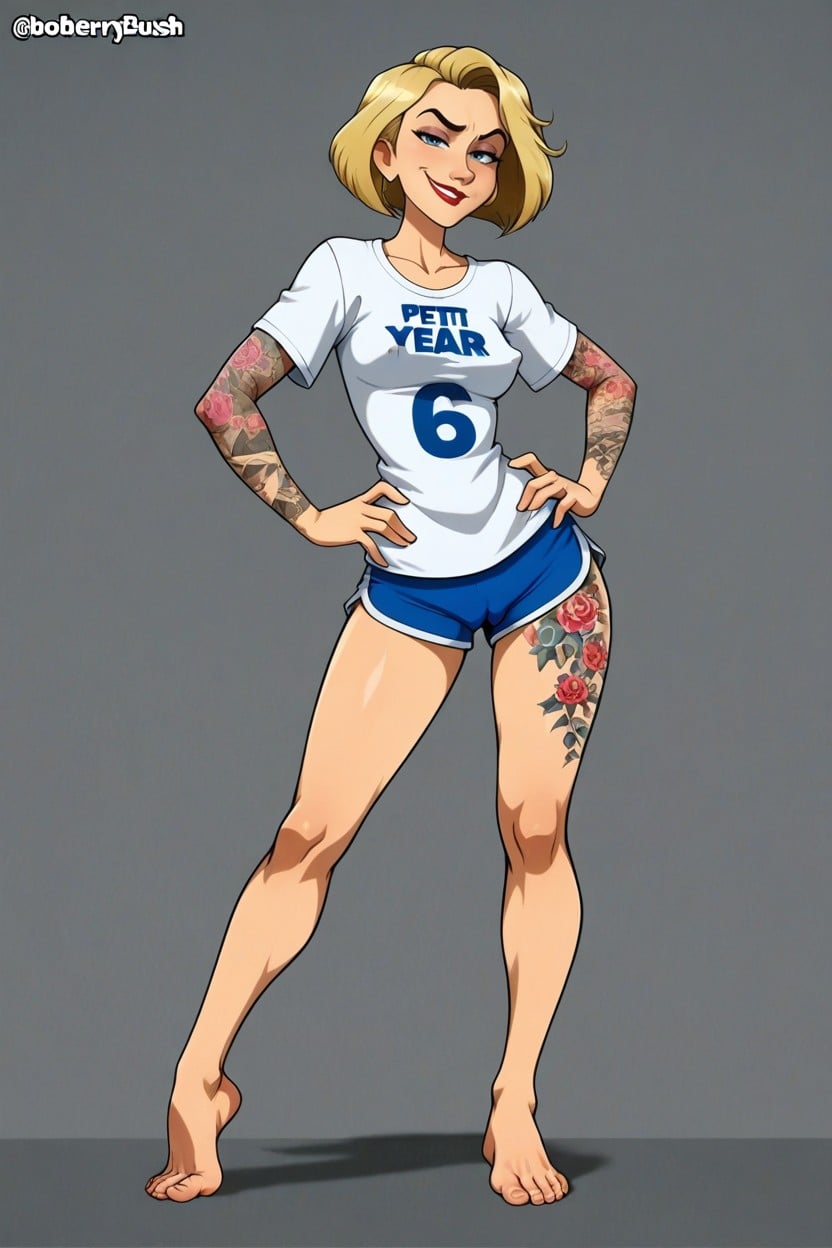 Smug Expression, Medium Ass, Official Disney Art Style Hentai AI Porn