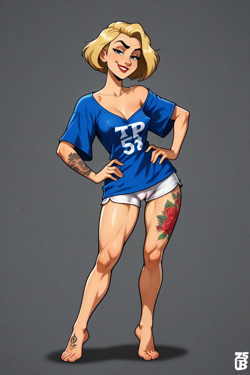 Arched Feet, Milf, Aunt Cass From Big Hero Hentai AI Porn