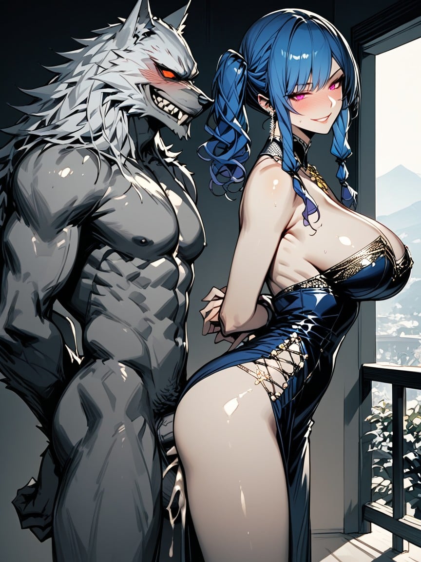 Horny, Massive Creampie, Mischievous (smiling While Blushing) Hentai AI Porn