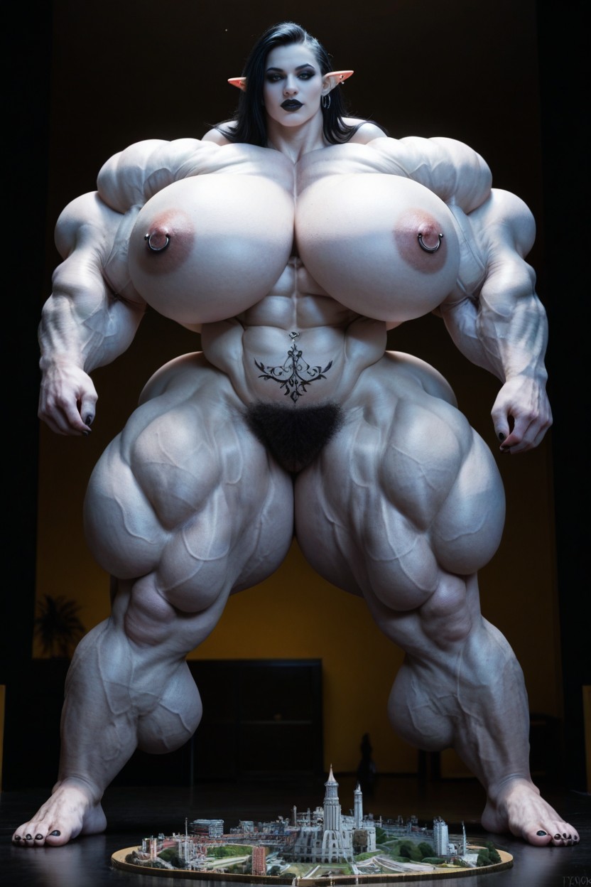 Thick Pubic Hair, 18+, Hyper Muscles AI Porn