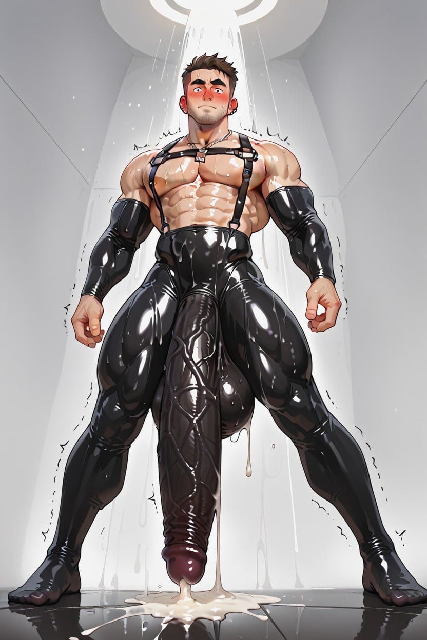 Reflective Back, Cul Arrondi, Transparent Neck Porno IA Gay