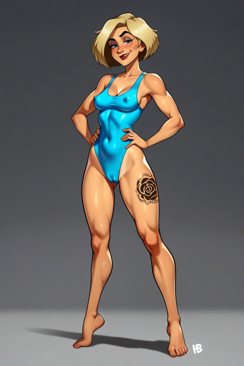 Tiptoes, Aunt Cass From Big Hero, Focus Face Hentai AI Porn