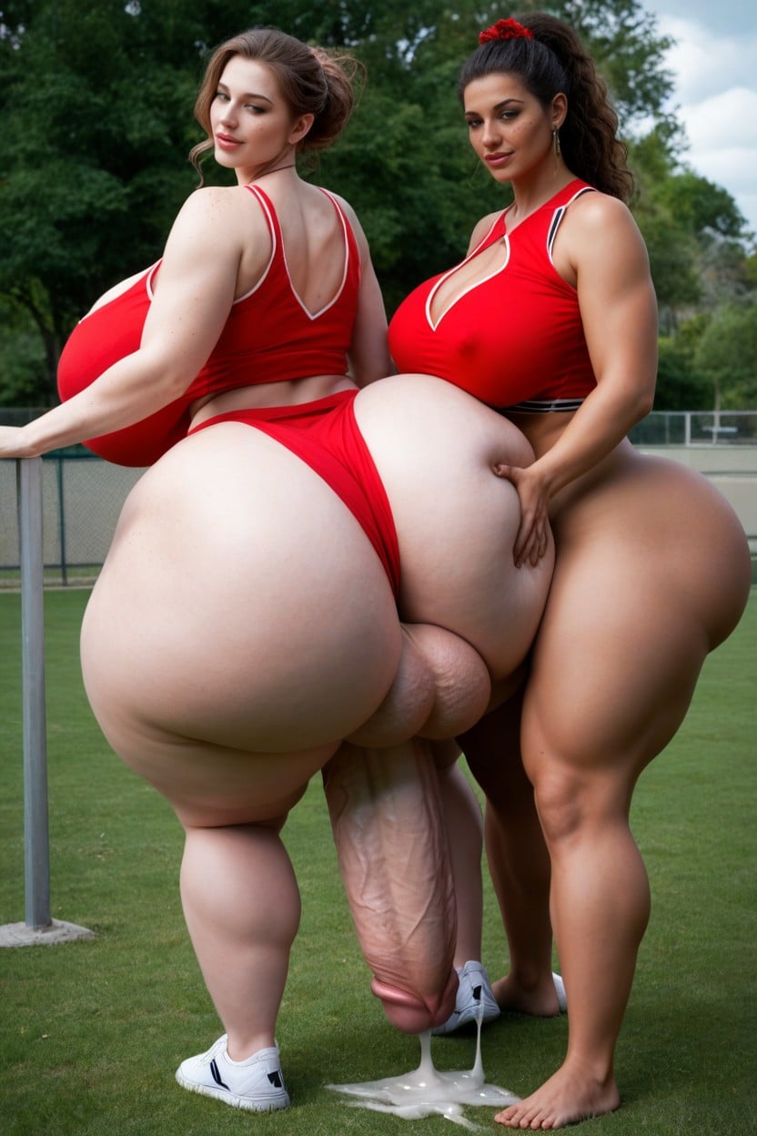 Lesbian Futanari Sex, Brazilian Butt Lift, Extremely Waist Shemale AI Porn