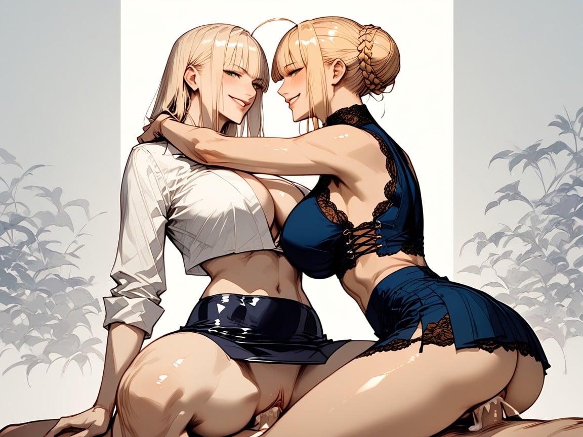 Ultra Detailed, Artoria Pendragon From Fate Riding Cock In A Cowgirl Sex Position, Beautiful Face Hentai AI Porn