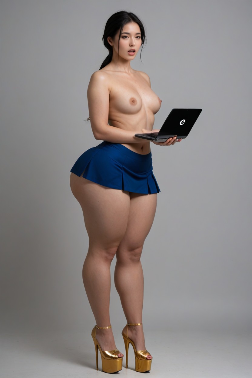 Small Breasts, The Whole Body In Picture, Korean Woman AI Porn